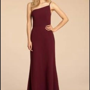 NEVER WORN Hayley Paige Sangria Bridesmaid Dress